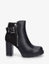 Bottines à talon haut et plateforme - Noir - 5