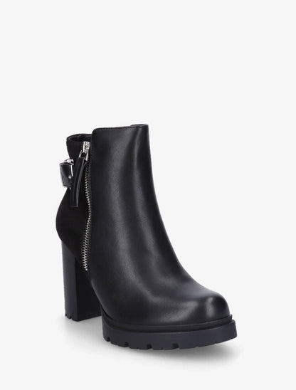 Bottines à talon haut et plateforme - Noir - 2
