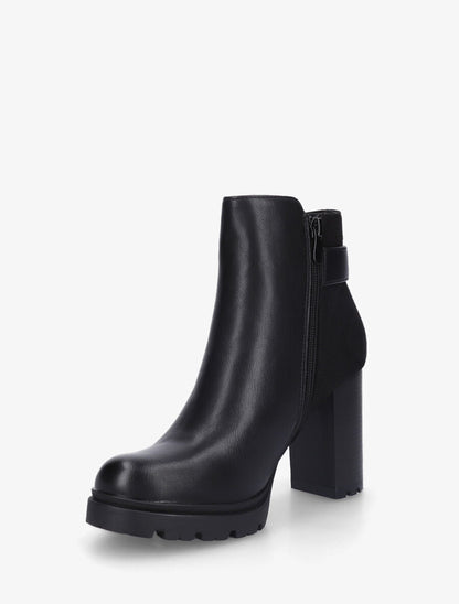 Bottines à talon haut et plateforme - Noir - 3
