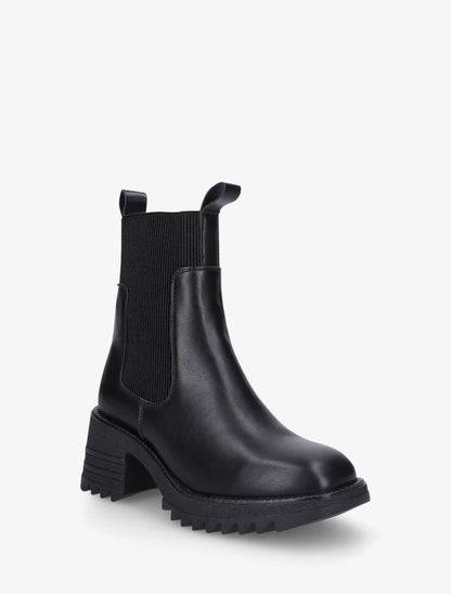 Bottines montantes à semelle crantée - Noir - 2