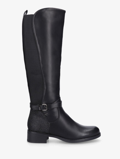 Bottes plates à paillettes - Noir - 5