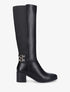 Bottes unies à double sangle - Noir - 1