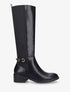 Bottes unies élastiquées sanglé - Noir - 5