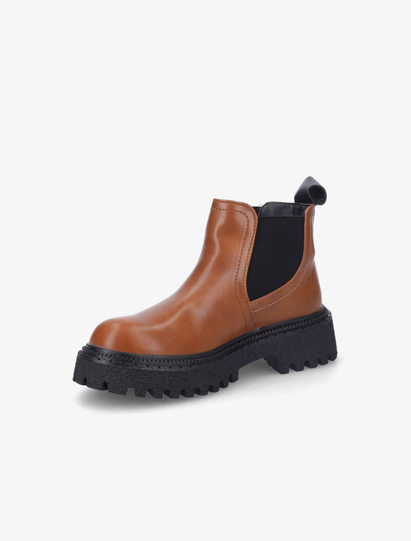 Chelsea boots à semelles texturées et crantées - Camel - 3