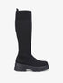 Bottes chaussettes à semelle crantée - Noir - 1