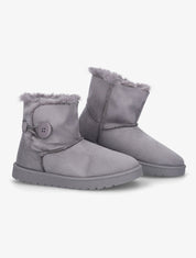 Boots fourrées en suédine - Gris - 5