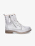 Bottines lacées à détail dentelle - Gris clair - 5