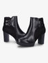 Bottines bi-matière à double sangles - Noir - 5