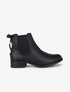 Chelsea boots à contrefort à corsage - Noir - 1