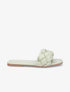 Mules brides tressées - Vert amande - 5