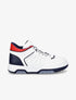 Sneakers montantes en simili - Bleu - 5