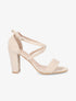 Sandales en suédine à talons classique - Beige - 5