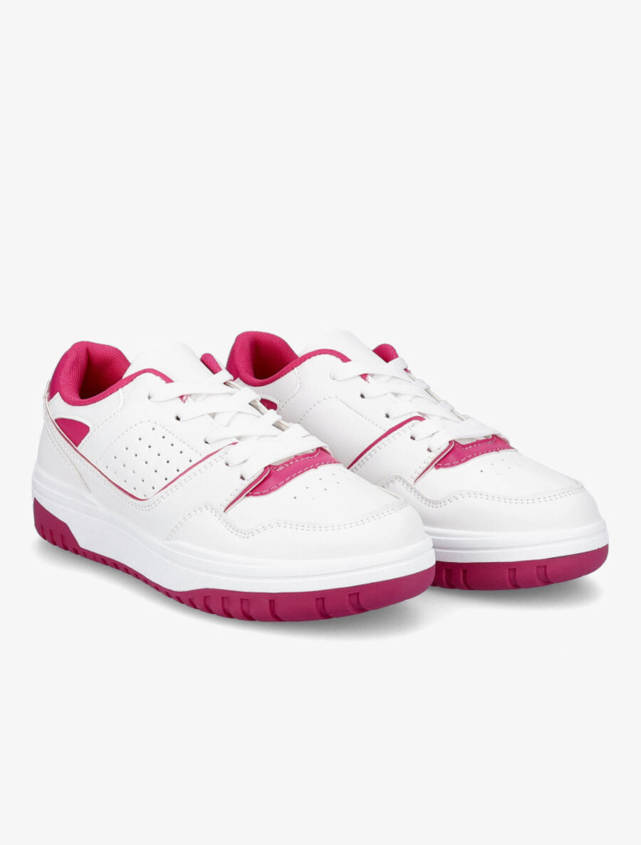 Baskets bicolores - Fushia - 4