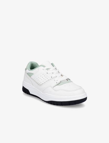 Baskets bicolores - Vert - 2