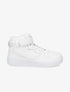 Baskets montantes à lacets et scratch - Blanc - 5