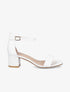 Sandales classiques en simili - Blanc - 1