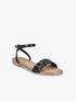 Nu-pieds tressés - Noir - 1