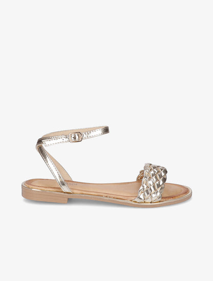 Nu-pieds tressés - Or - 2