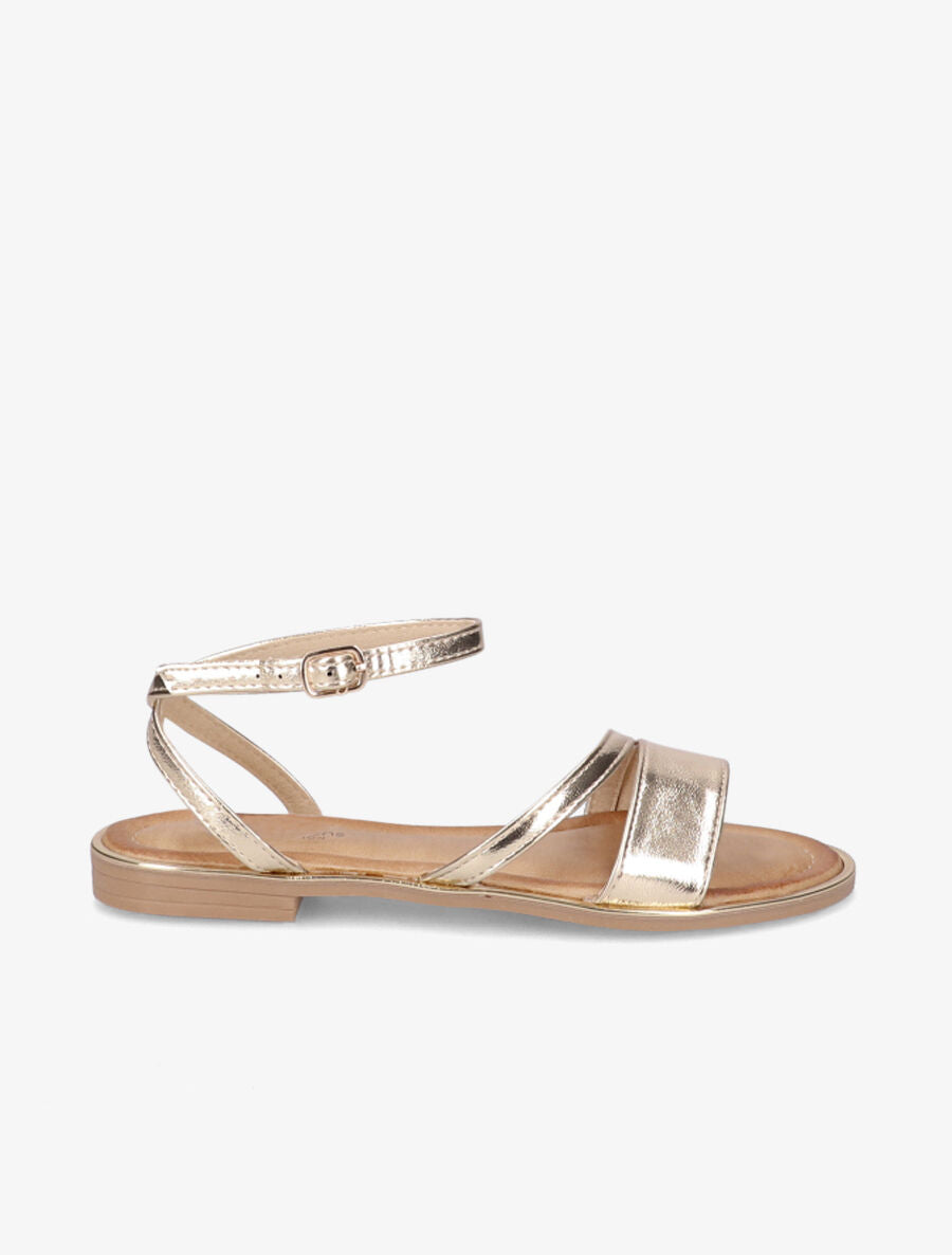 Nu-pieds à double brides - Or - 2