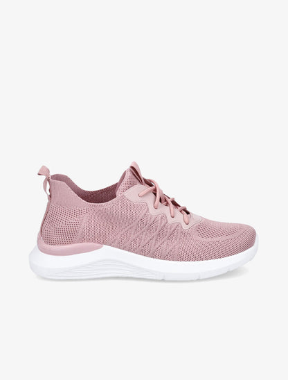 Baskets en mesh à lacets - Rose - 5