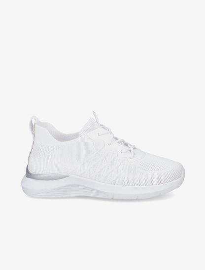 Baskets en mesh à lacets - Blanc - 5