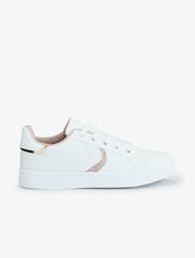 Sneakers à bandes pailletées - Rose - 1