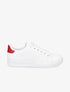 Sneakers à contrefort contastant - Rouge - 1