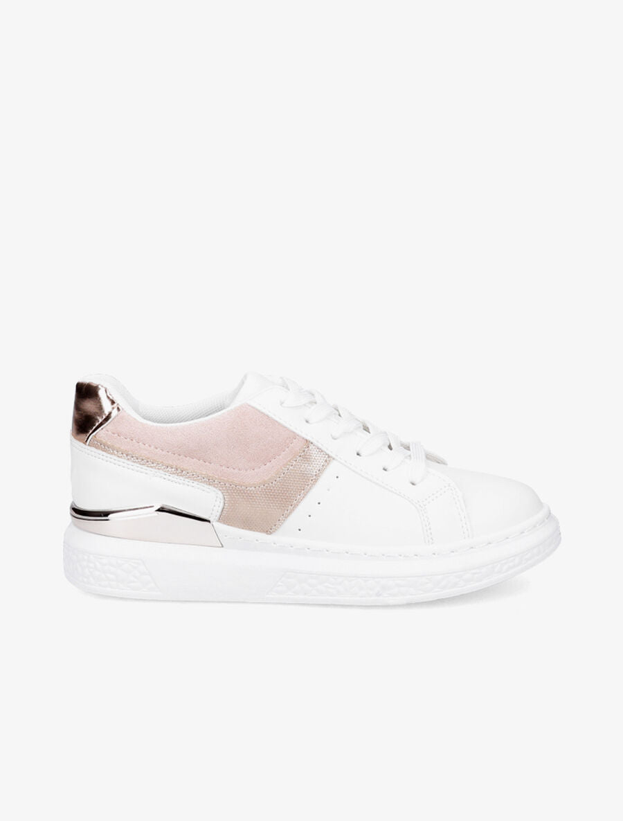 Baskets bi-matière irisées - Rose gold - 5