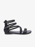 Nu-pieds à brides croisées - Noir - 5