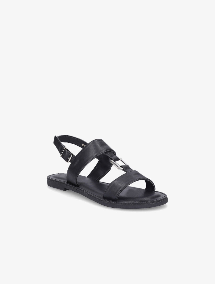 Nu-pieds à boucle géométrique - Noir - 2