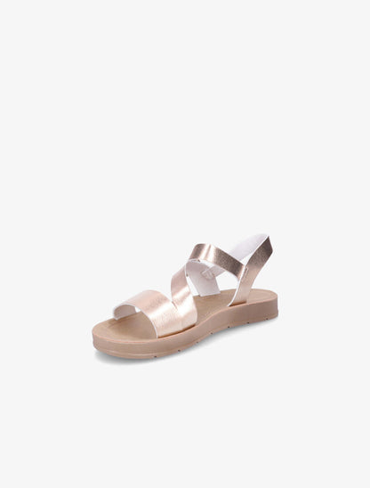 Nu-pieds bride en diagonal - Rose gold - 3