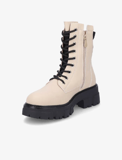 Rangers à semelle crantée - Beige - 3
