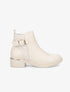 Bottines à boucle - Beige - 1