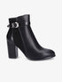 Bottines à talon à boucle - Noir - 6