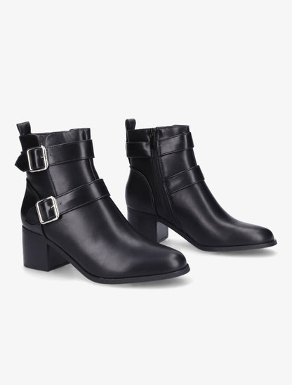 Bottines à boucles - Noir - 4