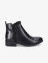 Bottines à empiècements en suédine - Noir - 5