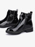 Bottines vernies cloutées - Noir - 1