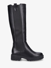 Bottes élastiquées à semelles crantées - Noir - 1