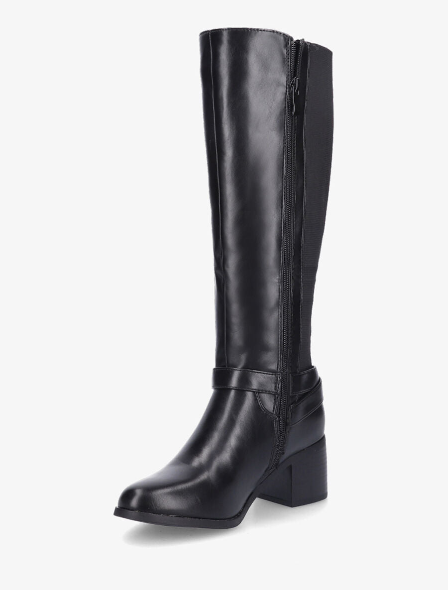 Bottes à contrefort élastiqué - Noir - 3