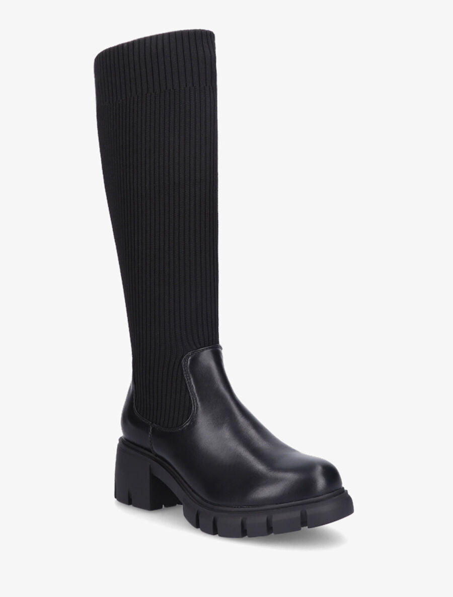 Bottes chaussettes à semelle crantée - Noir - 2