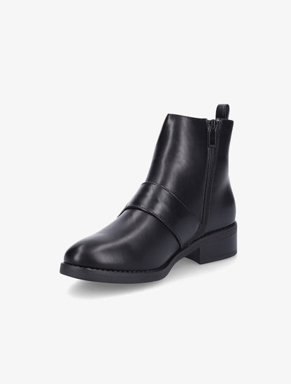 Bottines à bride carrée - Noir - 3