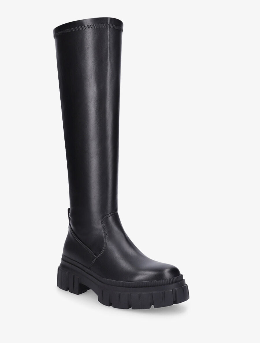 Bottes à plateforme et semelle crantées - Noir - 2