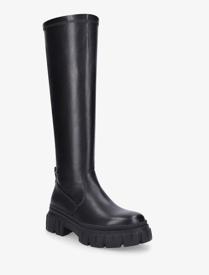 Bottes à plateforme et semelle crantées - Noir - 2