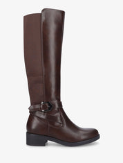 Bottes élastiquées à boucle - Marron - 5