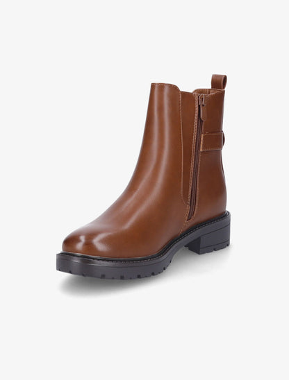 Bottines classiques élastiquées à boucle - Camel - 3