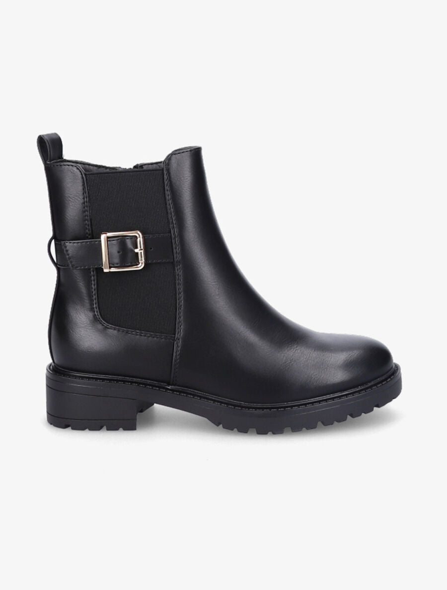 Bottines classiques élastiquées à boucle - Noir - 5