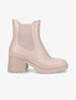 Bottines élastiquées en caoutchouc - Beige - 1