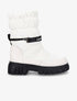 Boots matelassées à zip - Crème - 1