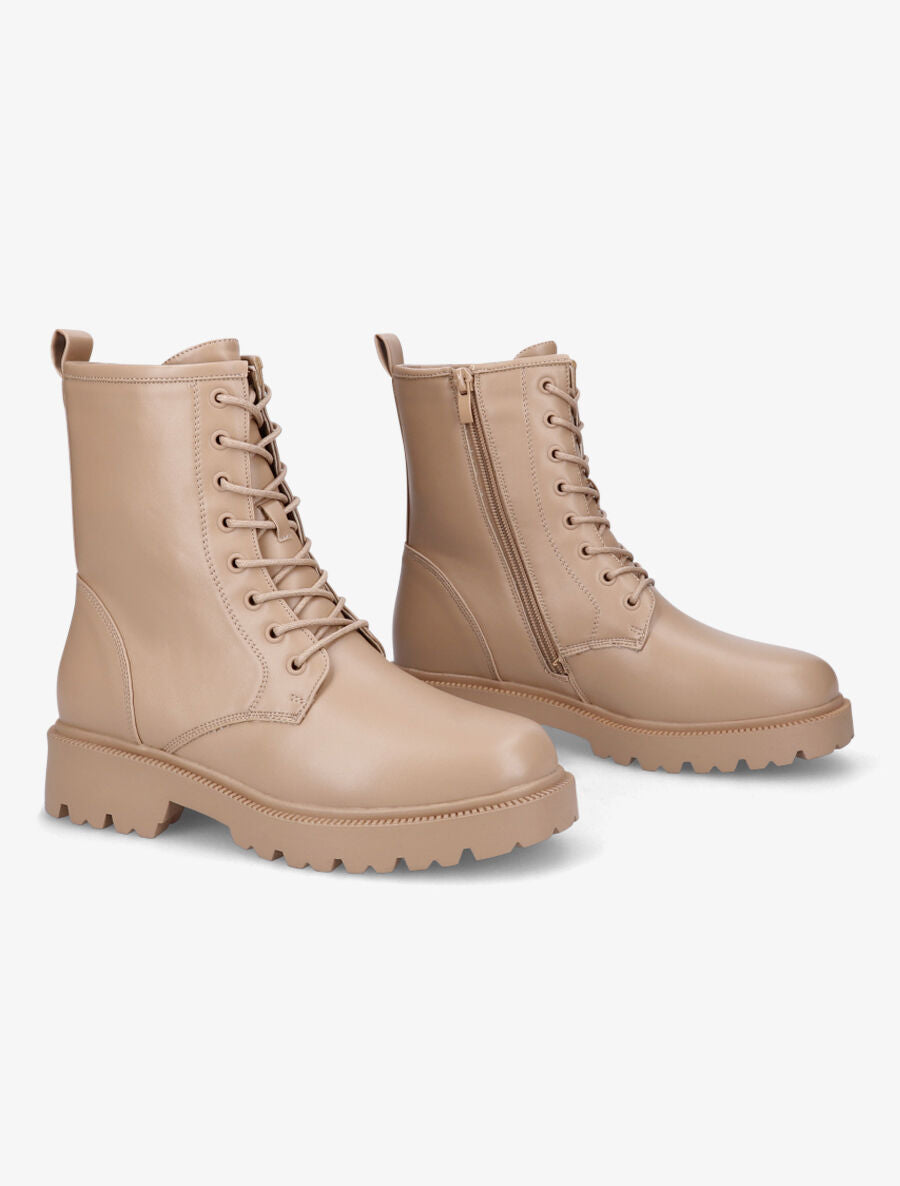 Rangers basique en simili - Beige foncé - 4
