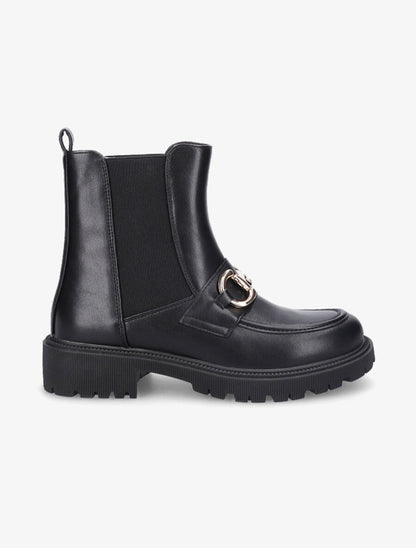 Chelsea boots à boucle fantaisie - Noir - 5